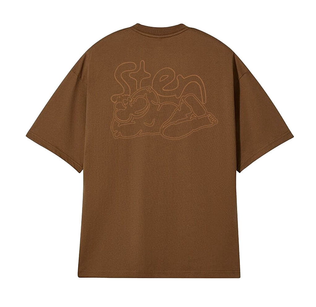 T-shirt STEN Relax BROWN